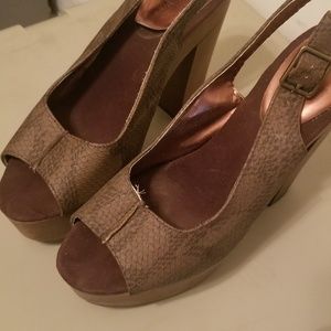 Tan Sandal Heels